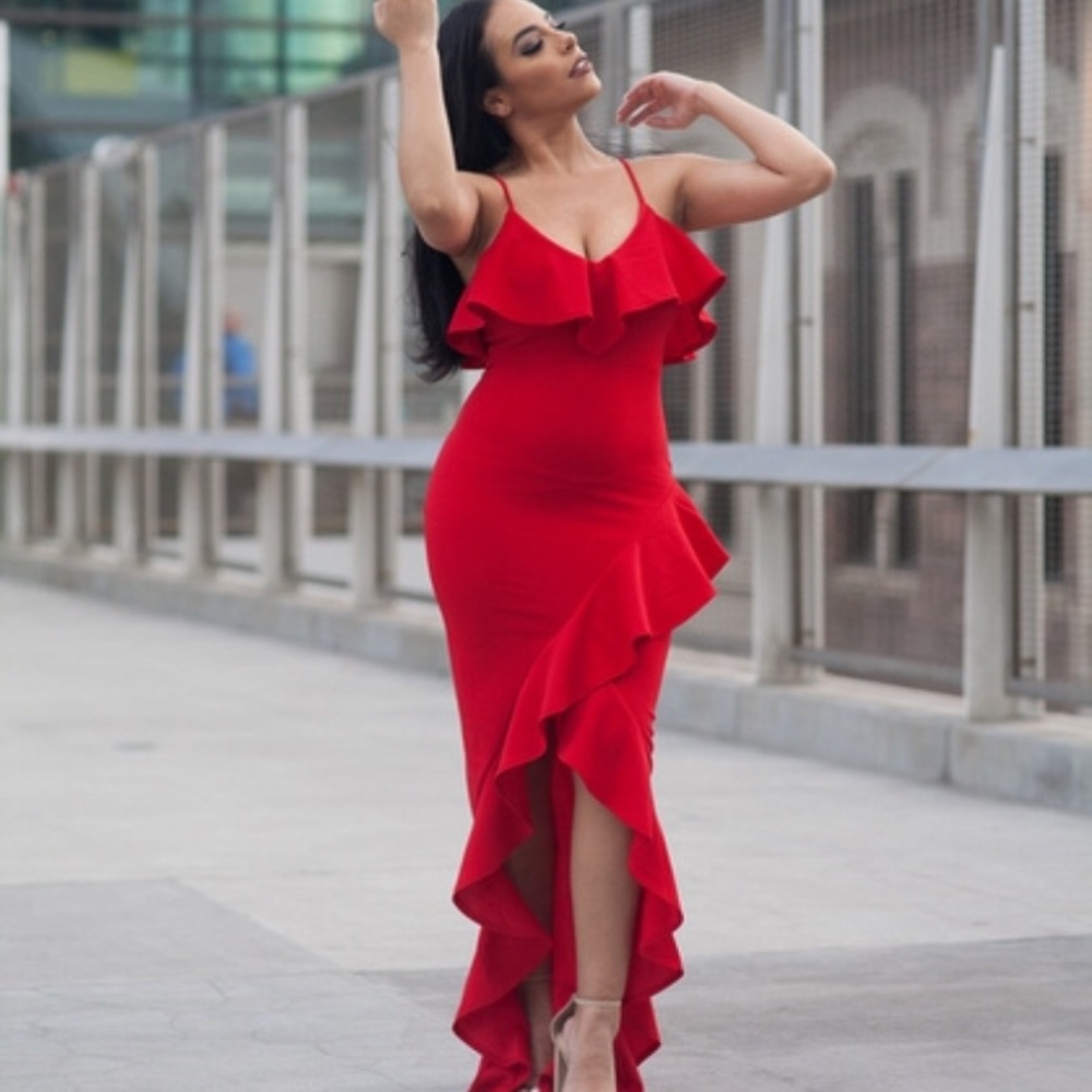 Red Maxi Dress